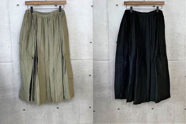 アトリエアンワン　an2368 グランスカート　リネンデニム　サイズ1 Atelier d'antan (アトリエ ダンタン) Perriere Linen Denim Pants
